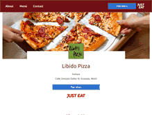 Tablet Screenshot of libidopizza.com